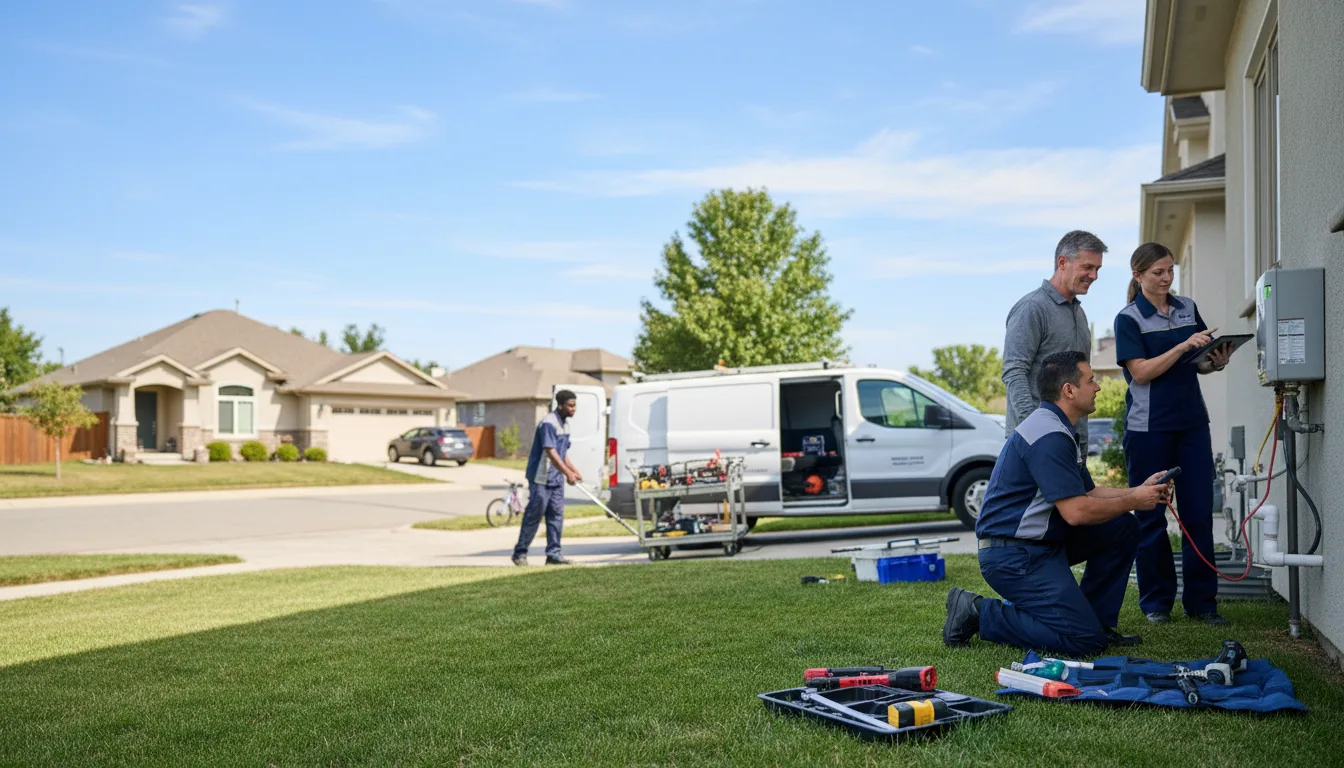 Tankless water heater service in Woodville, OH